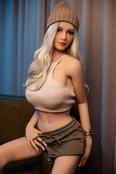 New 168cm Full Doll Sex Toys Flexible Metal Skeleton Lifelike Oral Ass Vagina Real Doll Sex Doll Silicone For Men by automatic woman